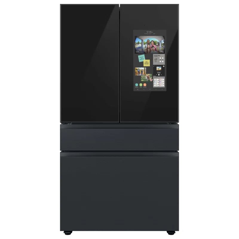 Bespoke 4-Door French Door Refrigerator (29 cu. ft.) with Top Left and Family Hub Panel - Middle ... | Wayfair North America
