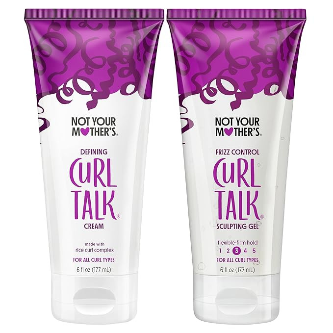 Not Your Mother's Curl Talk Frizz Control Sculpting Gel & Defining Cream (2-Pack) - 6 fl oz Each ... | Amazon (US)