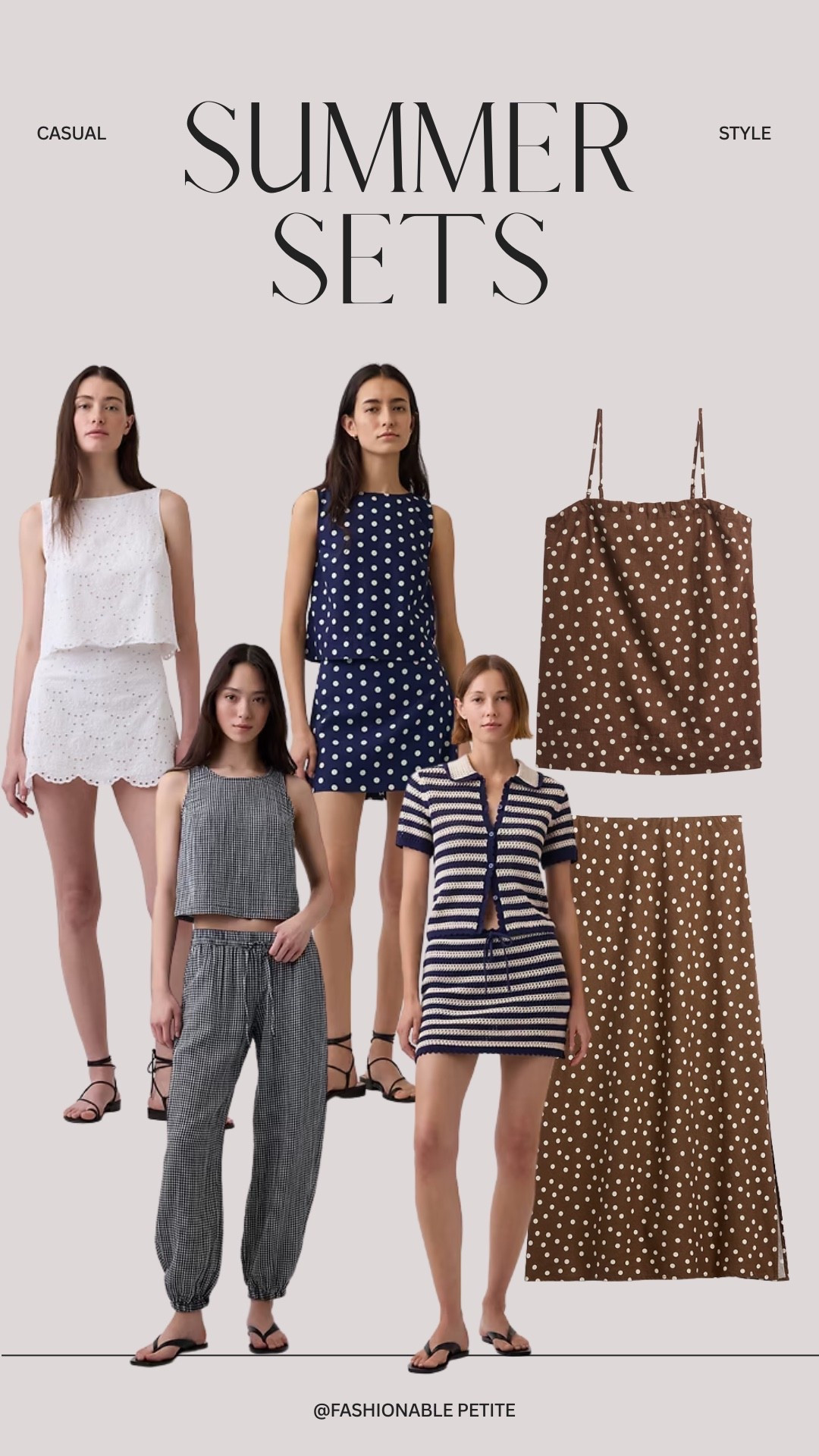 Matching sets are such an easy way to pull outfit together without overthinking! 

Matching set, summer set, summer outfits, petite 

#LTKSaleAlert #LTKPetite