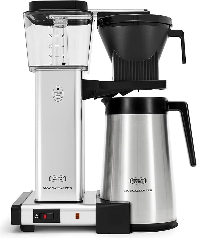 Technivorm Moccamaster 79312 KBGT Coffee Brewer, 40 oz, Polished Silver | Amazon (US)