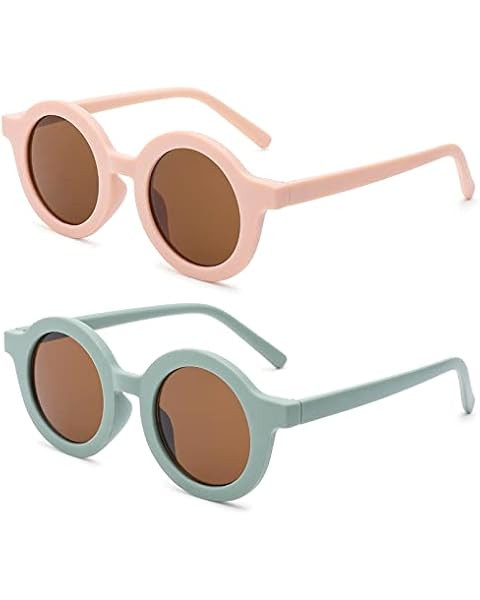 SOJOS Cute Round Polarized Sunglasses for Kids Girls Boys UV400 Protection De Sol Gafas Beach Hol... | Amazon (US)