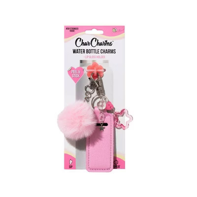 CharCharms Charm Bundle Lip Gloss Holder Solid Pastel Pink | Target