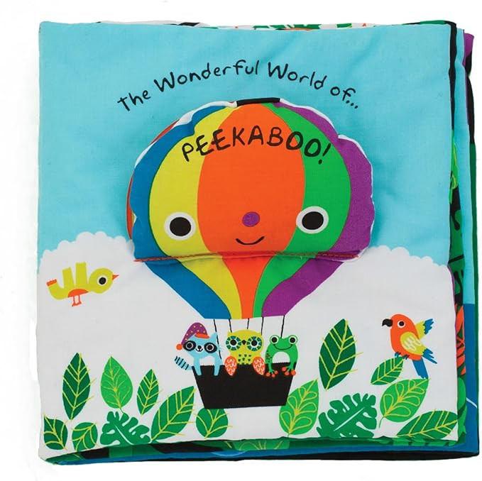 Melissa & Doug Soft Activity Baby Book - The Wonderful World of Peekaboo! Lift The Flap Busy Book... | Amazon (US)