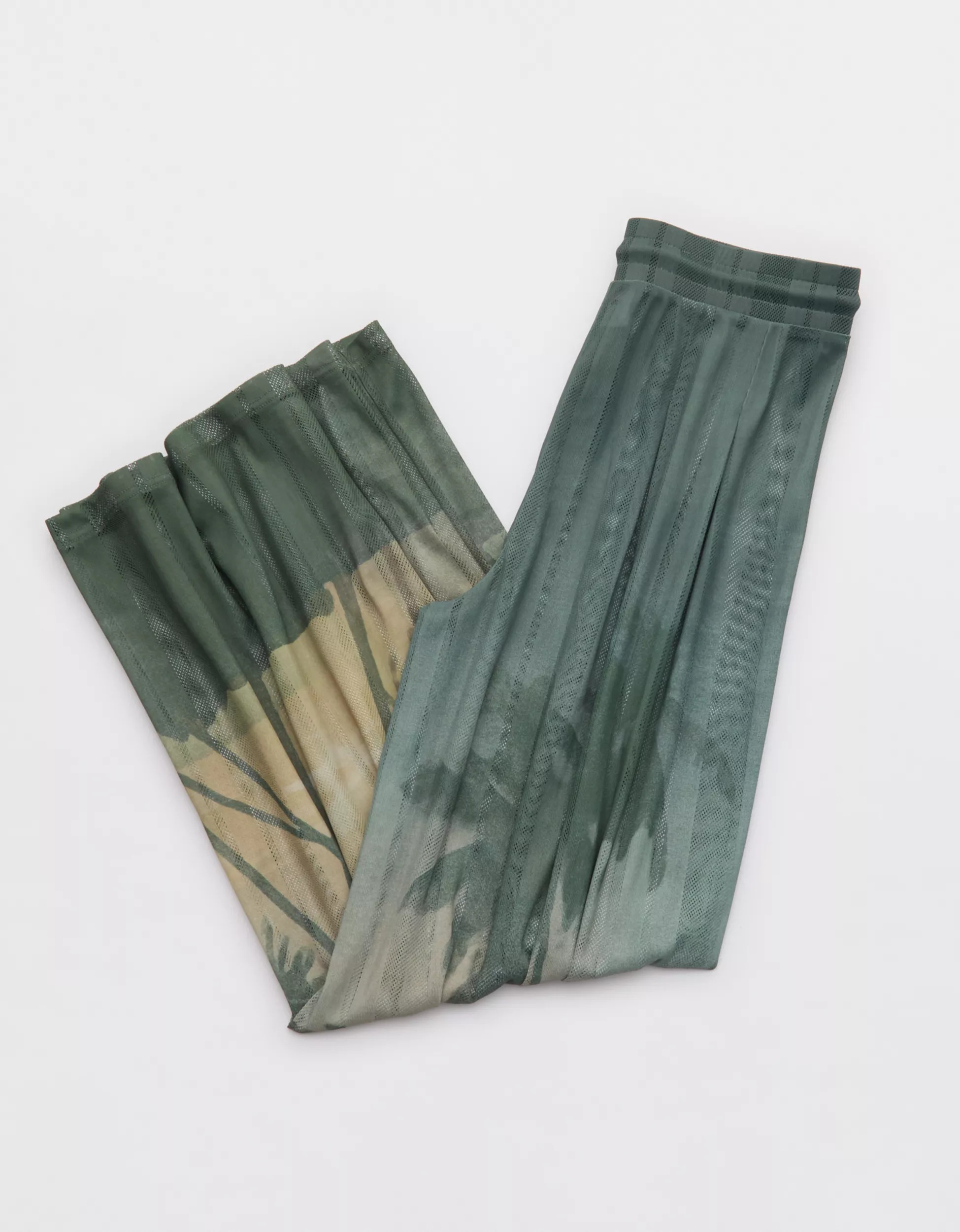 OFFLINE By Aerie Mesh Super Wide Leg Pant | Aerie