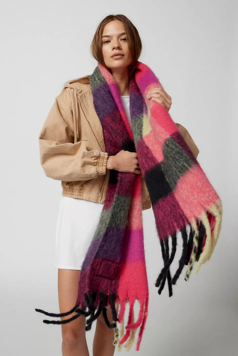 UO Plaid Scarf | Urban Outfitters (US and RoW)