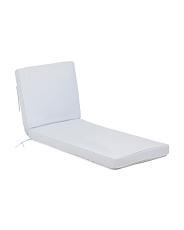 made in usa 24.5x68 outdoor contrast cord lounger cushion | TJ Maxx