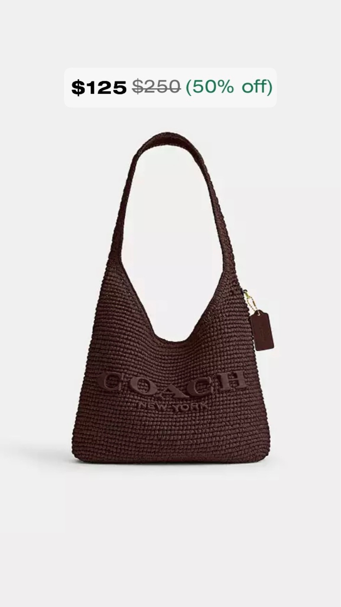 Perfect Fall Bag! And 50% OFF?! love the color of the dark coffee brown

#LTKootd #LTKdayinmylife #LTKSeasonal