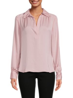 Johnny Collar Popover Top | Saks Fifth Avenue OFF 5TH