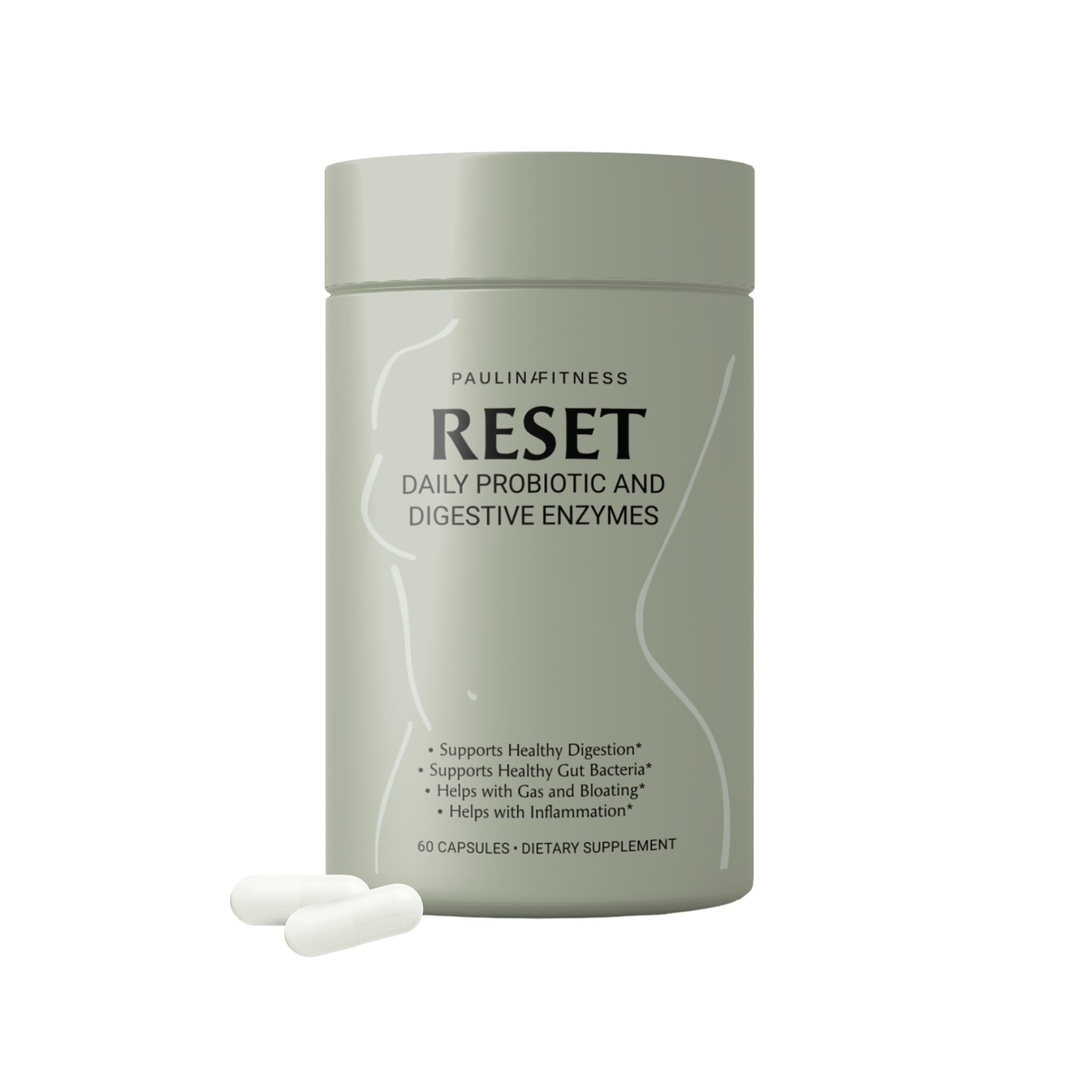 Reset Daily Probiotic + Prebiotic Plant Digestive Enzymes – Advanced Gut Reset for Women – Bl... | Amazon (US)