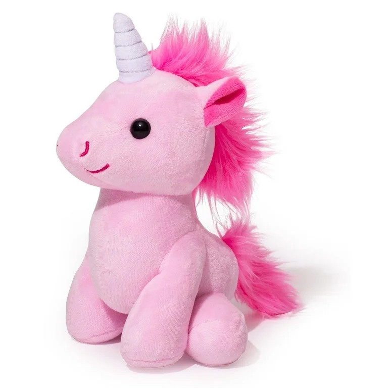 Plush Unicorn Stuffed Animal 7.5" - Pink | Walmart (US)