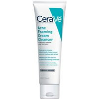 CeraVe Acne Foaming Cream Cleanser, Acne Treatment Face Wash with 4% Benzoyl Peroxide and Niacinamide (5 fl. oz) | Dermstore (US)