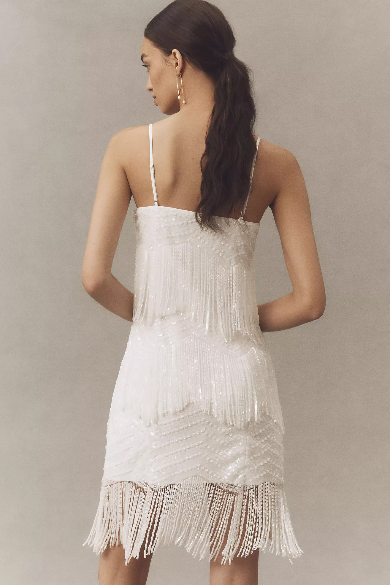 Endless Rose Beaded Fringe Mini Dress | Anthropologie (US)