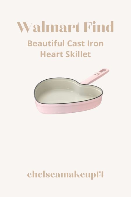 Walmart Find // Beautiful Enameled Cast Iron Heart Skillet // Valentine’s Day 

#LTKhome