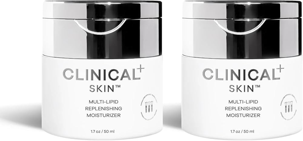 Clinical+ Skin Multi-Lipid Replenishing Facial Moisturizer - Ceramides, Peptides, Amino Acids, Sq... | Amazon (US)