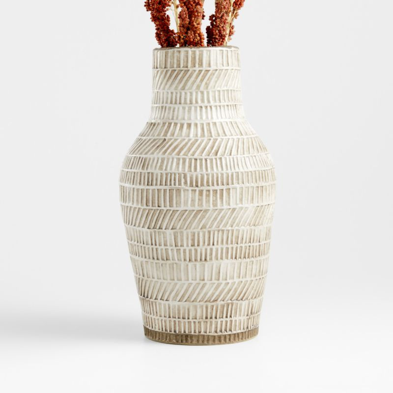 Lati Vase 12" + Reviews | Crate & Barrel | Crate & Barrel