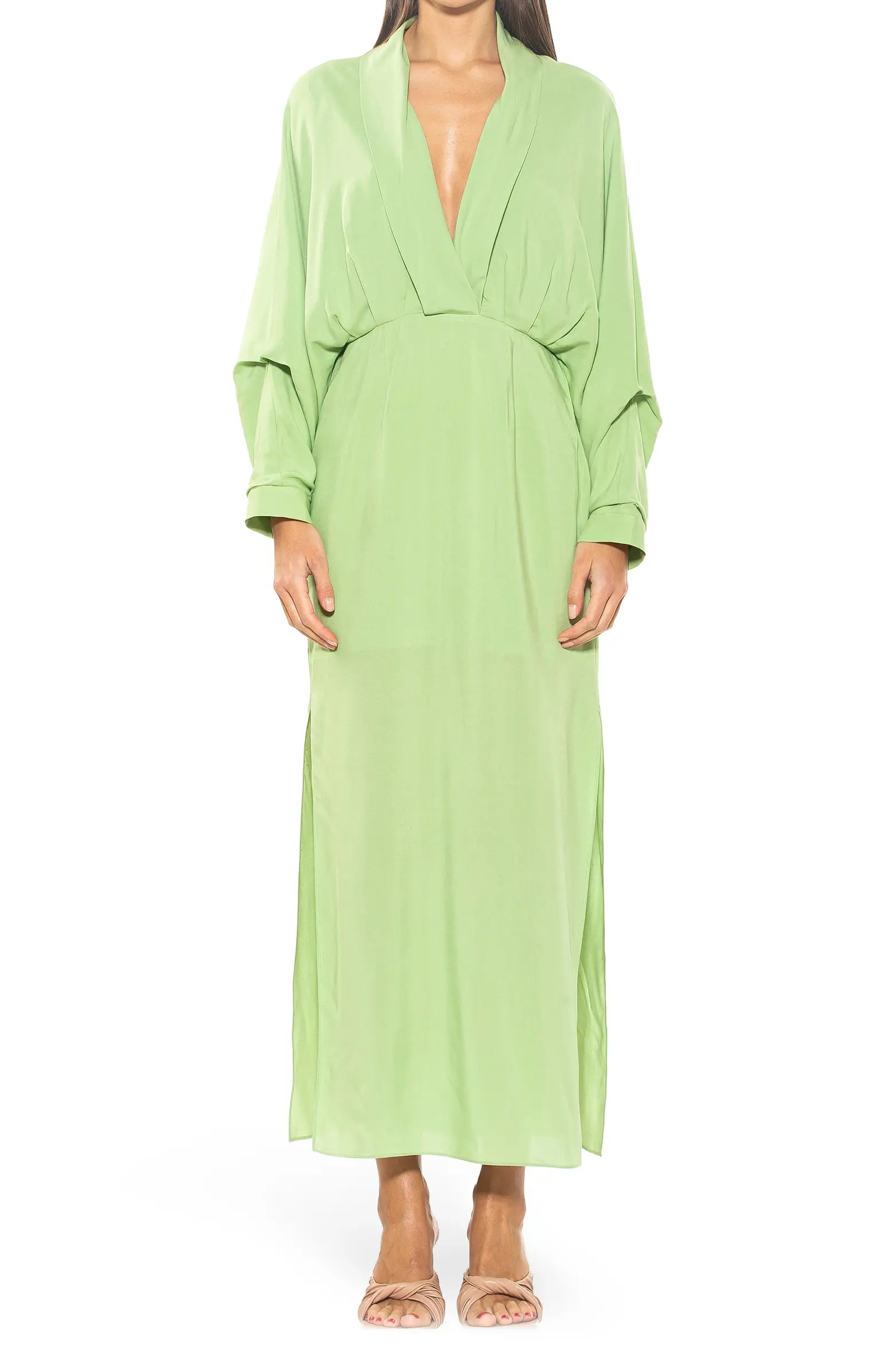 Kacey Draped Dolman Lapel Maxi Dress | Nordstrom Rack