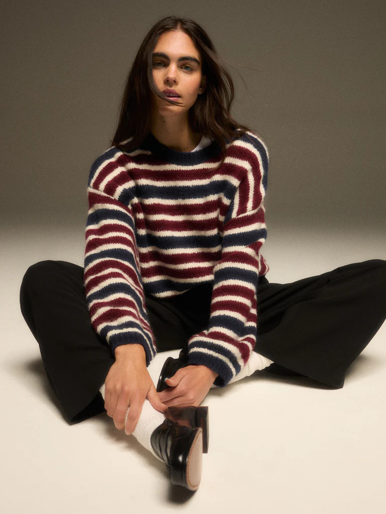 Chunky Alpaca Striped Sweater | French Connection (US)
