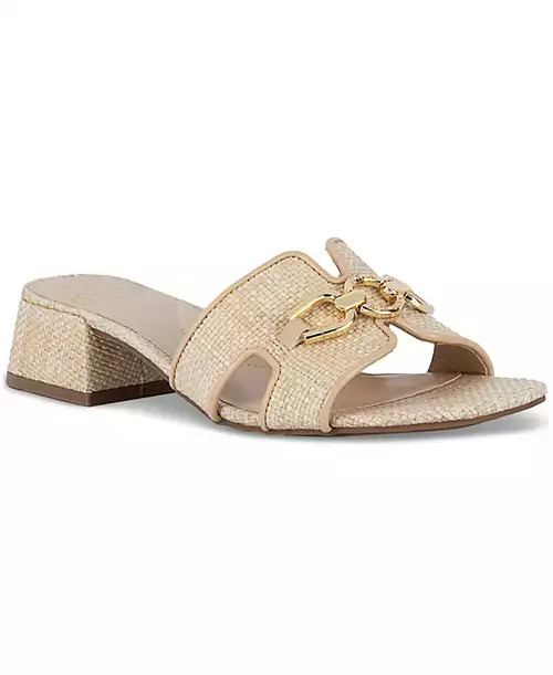 Women's Unsa Block Heel Slide Sandals | Macy's Canada