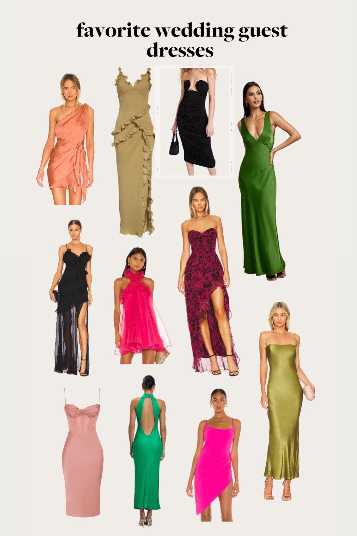 my favorite wedding guest dresses ~ revolve, meshki, house of CB, etc #nordstrom thouseofcb #weddingguest #dresses

#LTKSeasonal #LTKFind #LTKstyletip