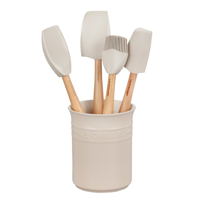 Le Creuset Silicone Utensils with Utensil Holder, Set of 5 | Williams-Sonoma