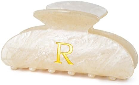 Retirement Gifts for Teacher Cute Hair Clips Initial Claw | Teacher Appreciation Gifts,Birthday G... | Amazon (US)