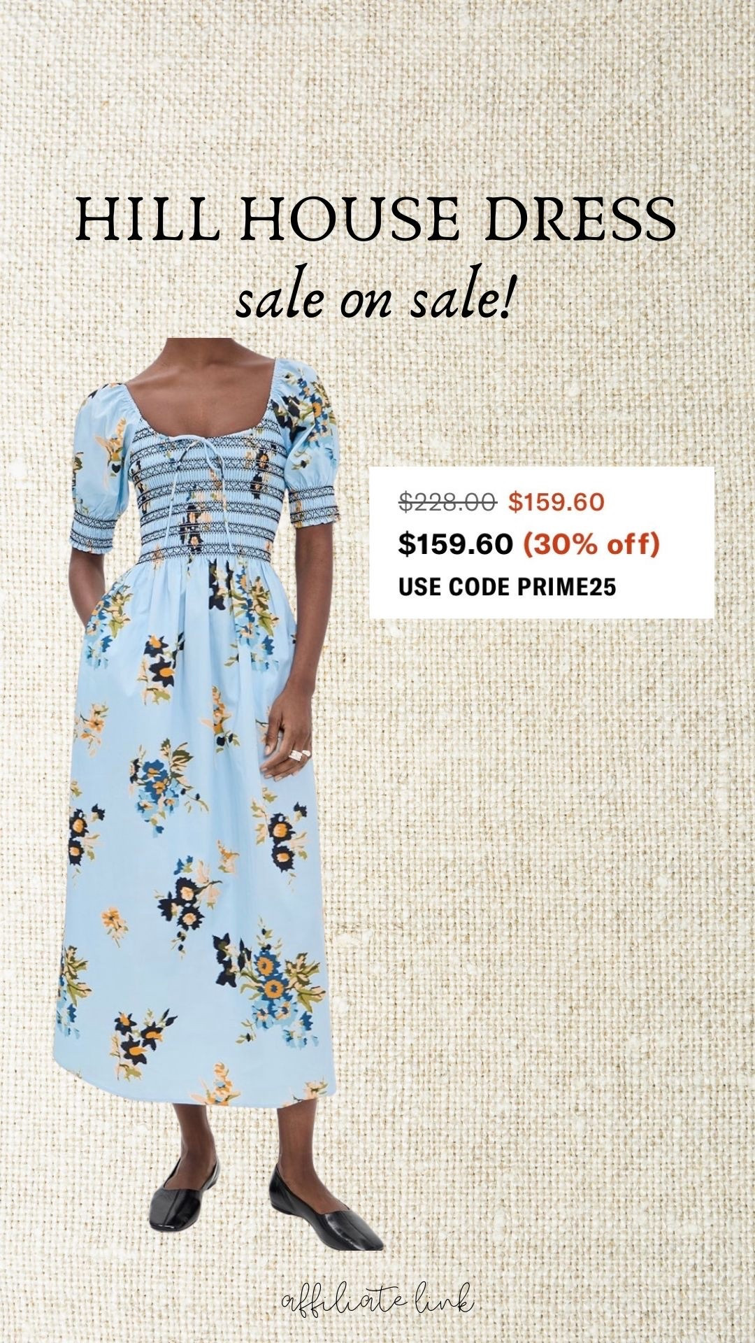 Sale on sale! This Hill House Dress is on sale with additional 25% off with code PRIME25!

#LTKootd
