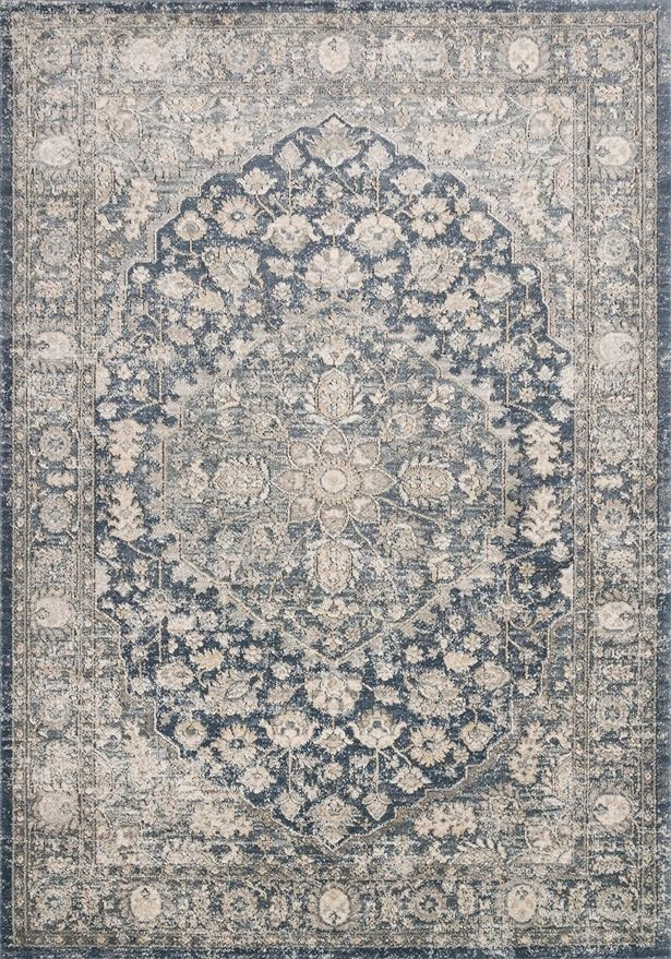 Loloi Teagan Rug, 7'-11" x 10'-6", DENIM/MIST | Amazon (US)