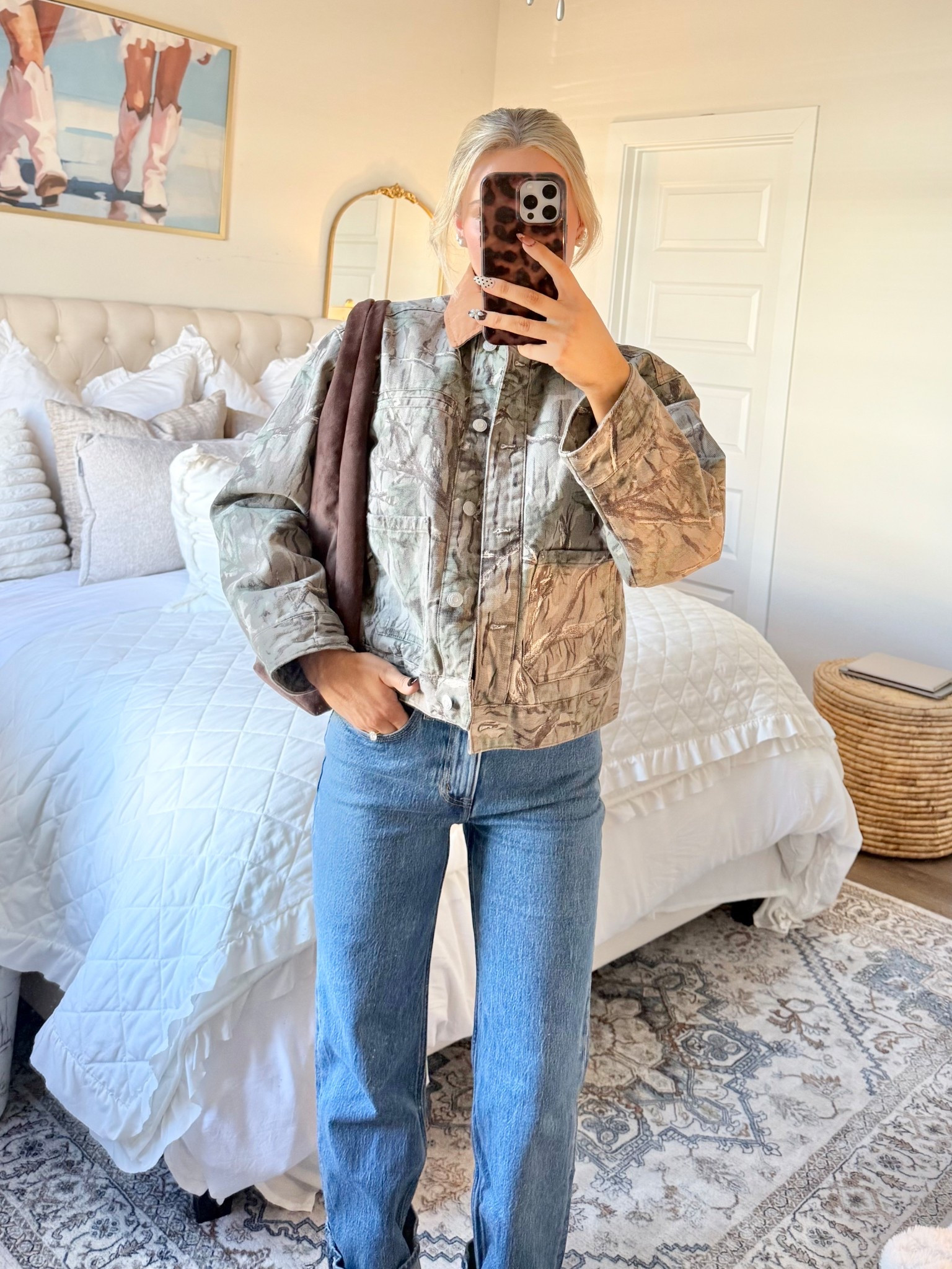 Denim on denim 💙💚