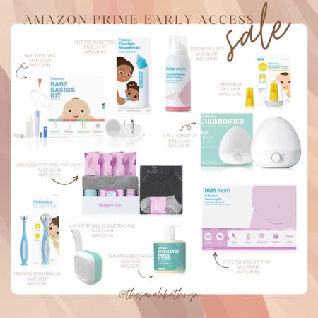 Amazon Prime Early Access Sale! FridaBaby + FridaMom picks.

Frida Baby / Frida Mom / Nose Frida / Labor and Delivery Kit / Hospital Gown / C Section Recovery / Baby Humidifier / Toddler Toothbrush / Nasal Aspirator / Electric Nose Frida / Postpartum Recovery / Amazon Finds 

#LTKsalealert #LTKbaby