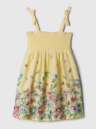 babyGap Linen-Cotton Smocked Dress | Gap (US)