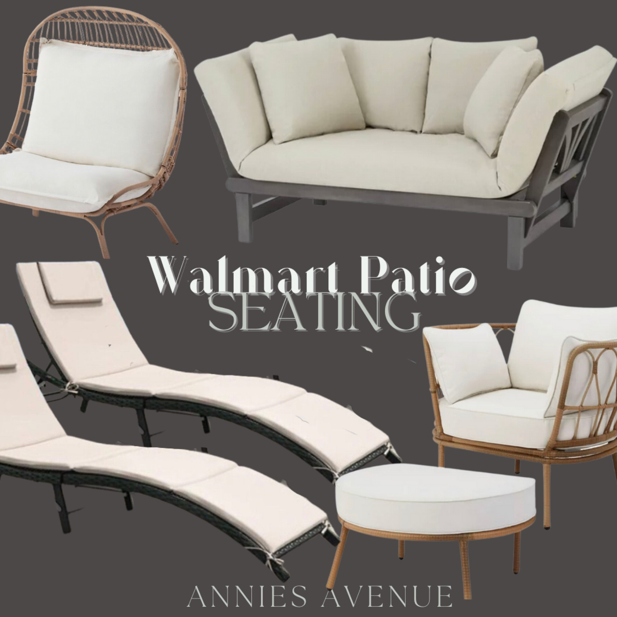 #porch #patio #patiosets #outdoir #backyard #summer #pool #poolside #chair #couch #ottoman #decorate #homedecor #grey #tan #neutral #decor 

#LTKhome #LTKFind #LTKSeasonal