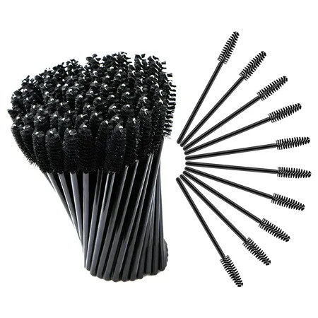 100Pcs Disposable Mascara Lash Wands Brush Spoolies Kits Eyebrow Mascara Eyelash Extensions Brush Ap | Walmart (US)