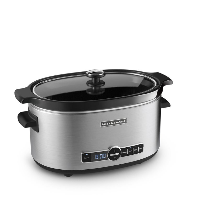 KitchenAid 6-Quart Slow Cooker, Stainless Steel, KSC6223 - Walmart.com | Walmart (US)