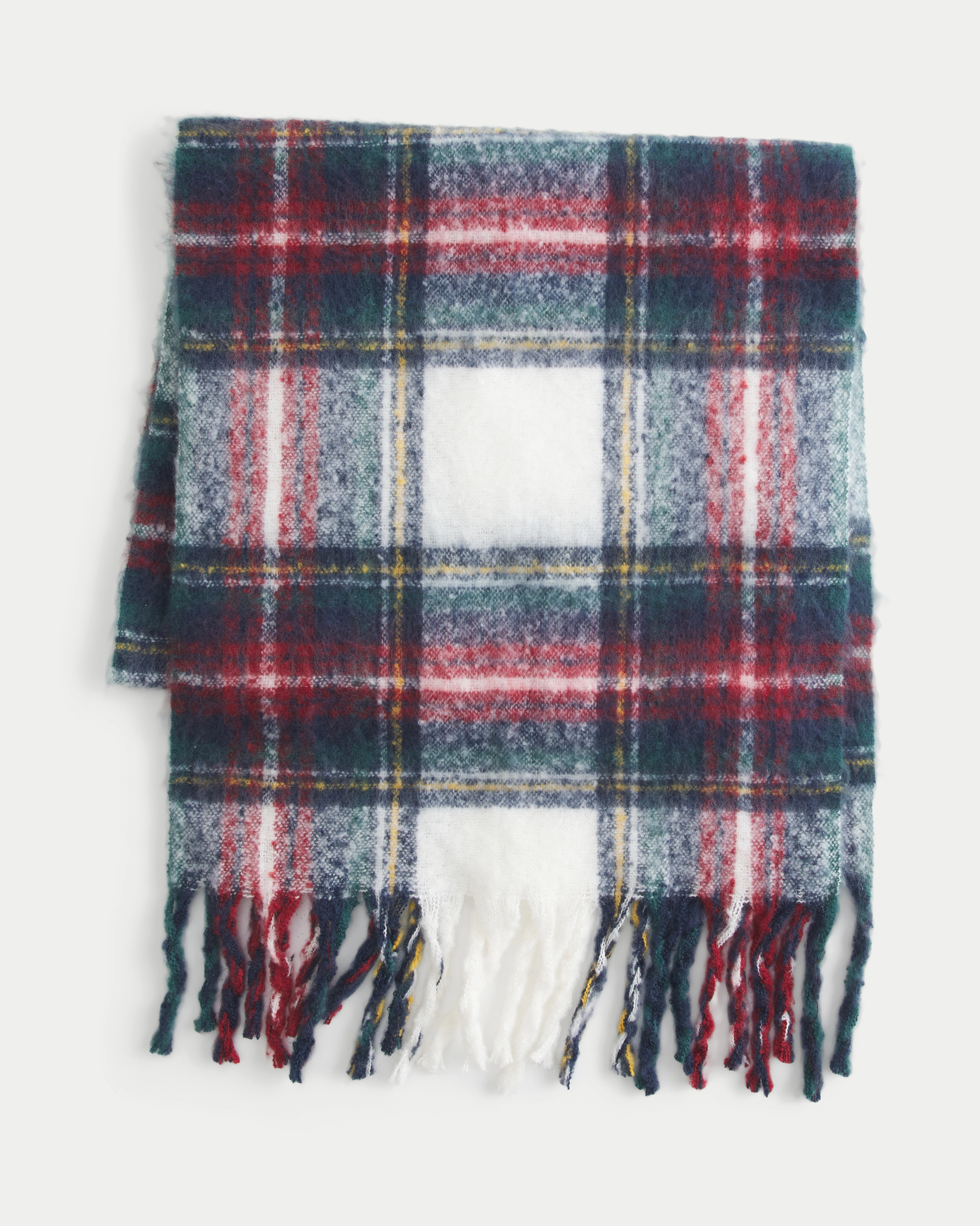 Holiday Vault Release Plaid Scarf | Hollister (US)