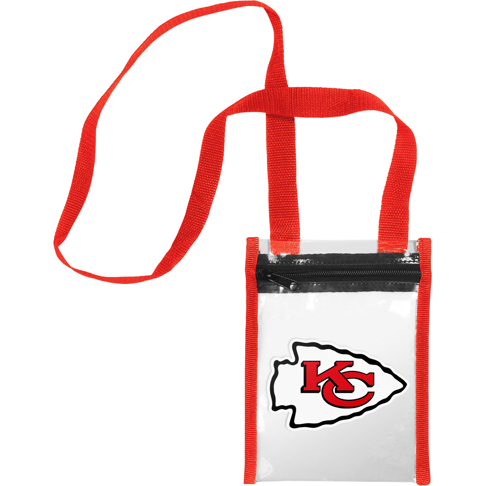 Kansas City Chiefs FOCO To Go Clear Crossbody Tote Bag | NFL Shop