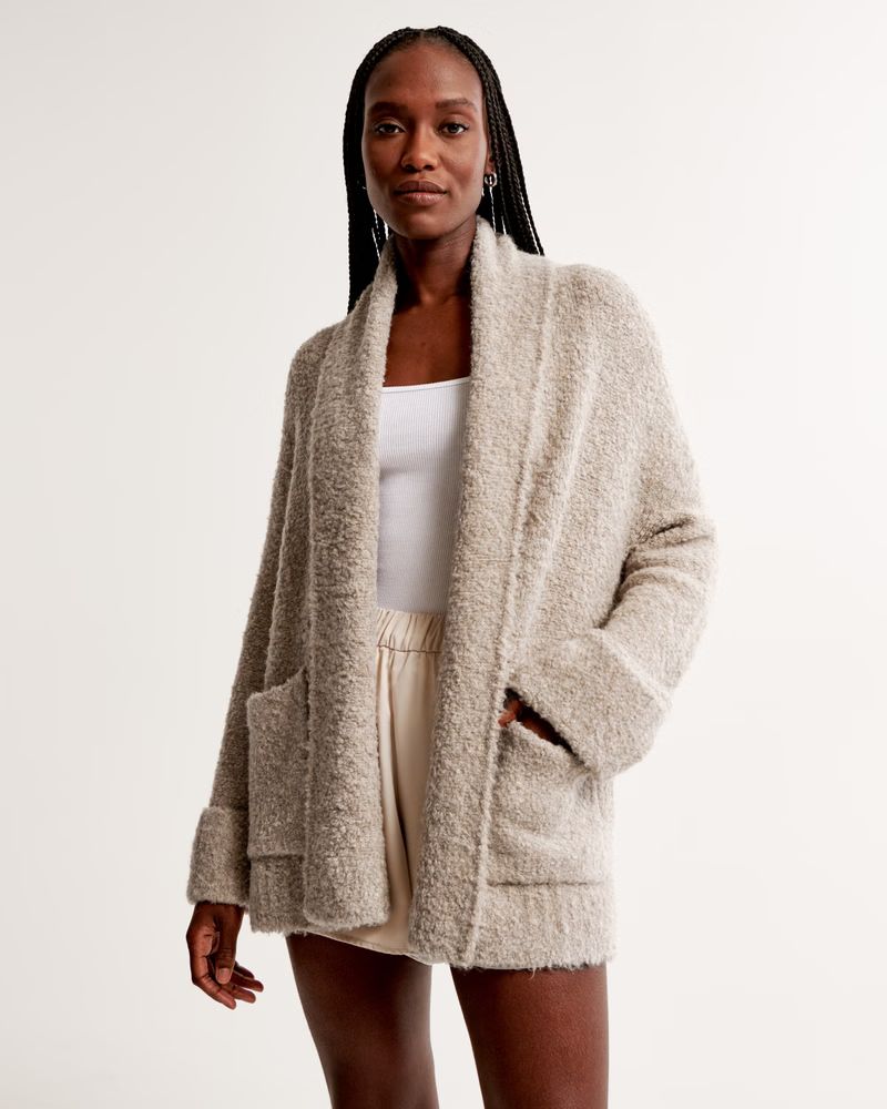 Lounge Long-Length Cardigan | Abercrombie & Fitch (US)