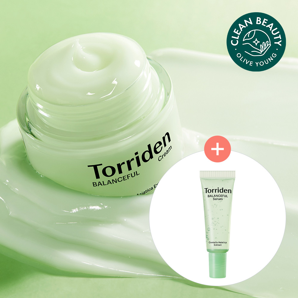 Torriden Balanceful Cream 80mL Special Set (+Serum 10mL) | Olive Young Global
