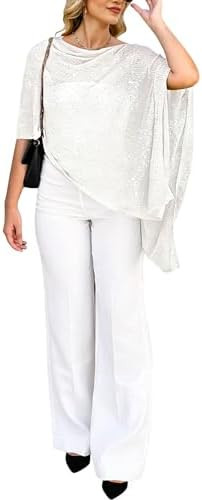 Bsubseach Shrug Sheer Poncho Shawl Crochet Swimsuit Cover Up Off the Shoulder Tops for Women Cari... | Amazon (US)