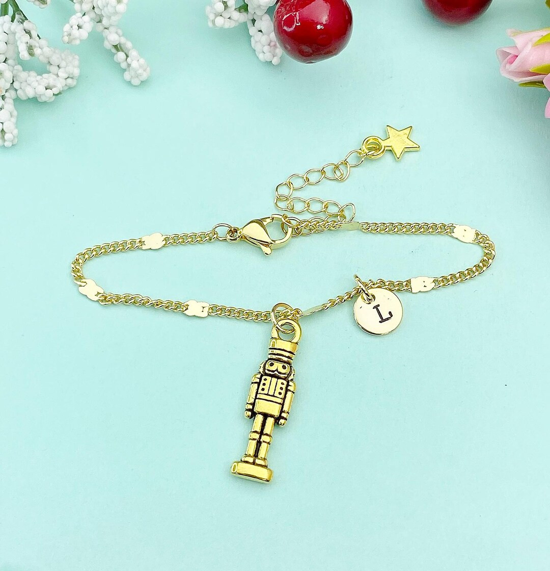 Soldier Nutcracker Christmas Ballet Charm Bracelet, N950A | Etsy (US)
