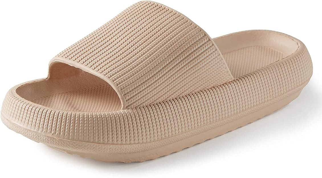 Pillow Slides Slippers Women Men Bath Shower Shoes Soft Quick Drying Non-Slip | Amazon (US)