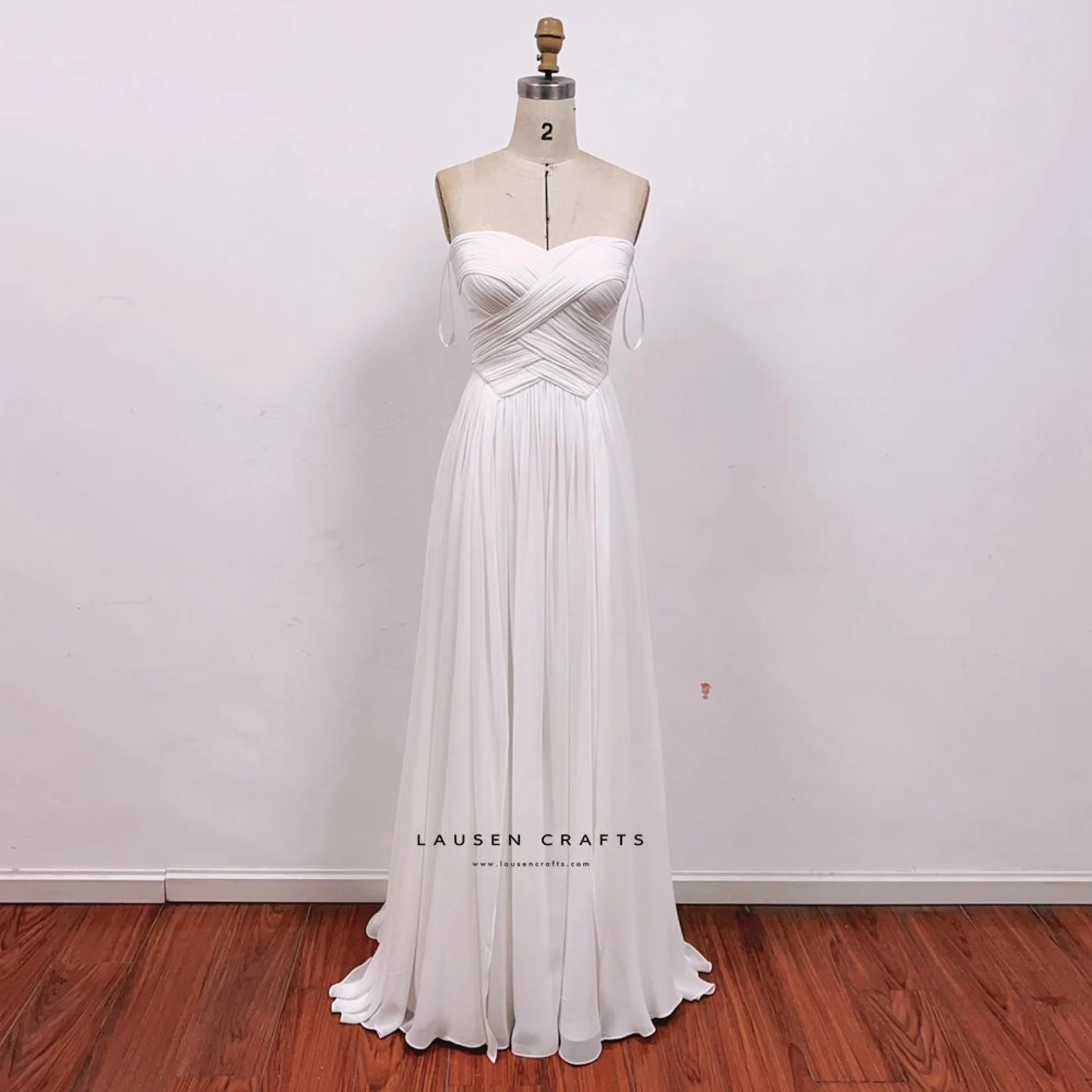 Grace White Strapless Chiffon Prom Dress 1950s Old Hollywood Costume - Etsy | Etsy (US)