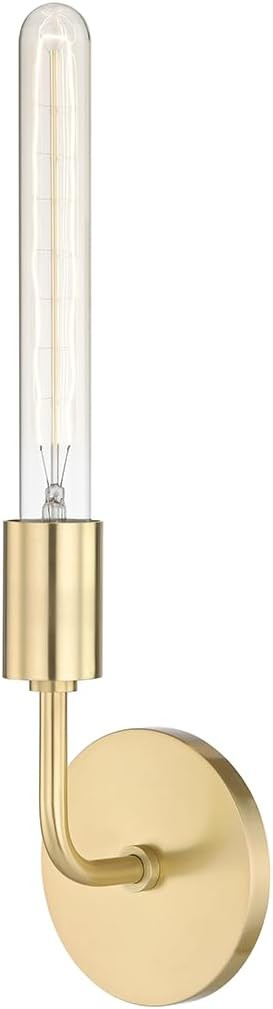 Hudson Valley Lighting Mitzi Ava-Wall Sconce in Style-4.75 Inches Wide by 16.5 Inches High-Aged B... | Amazon (US)