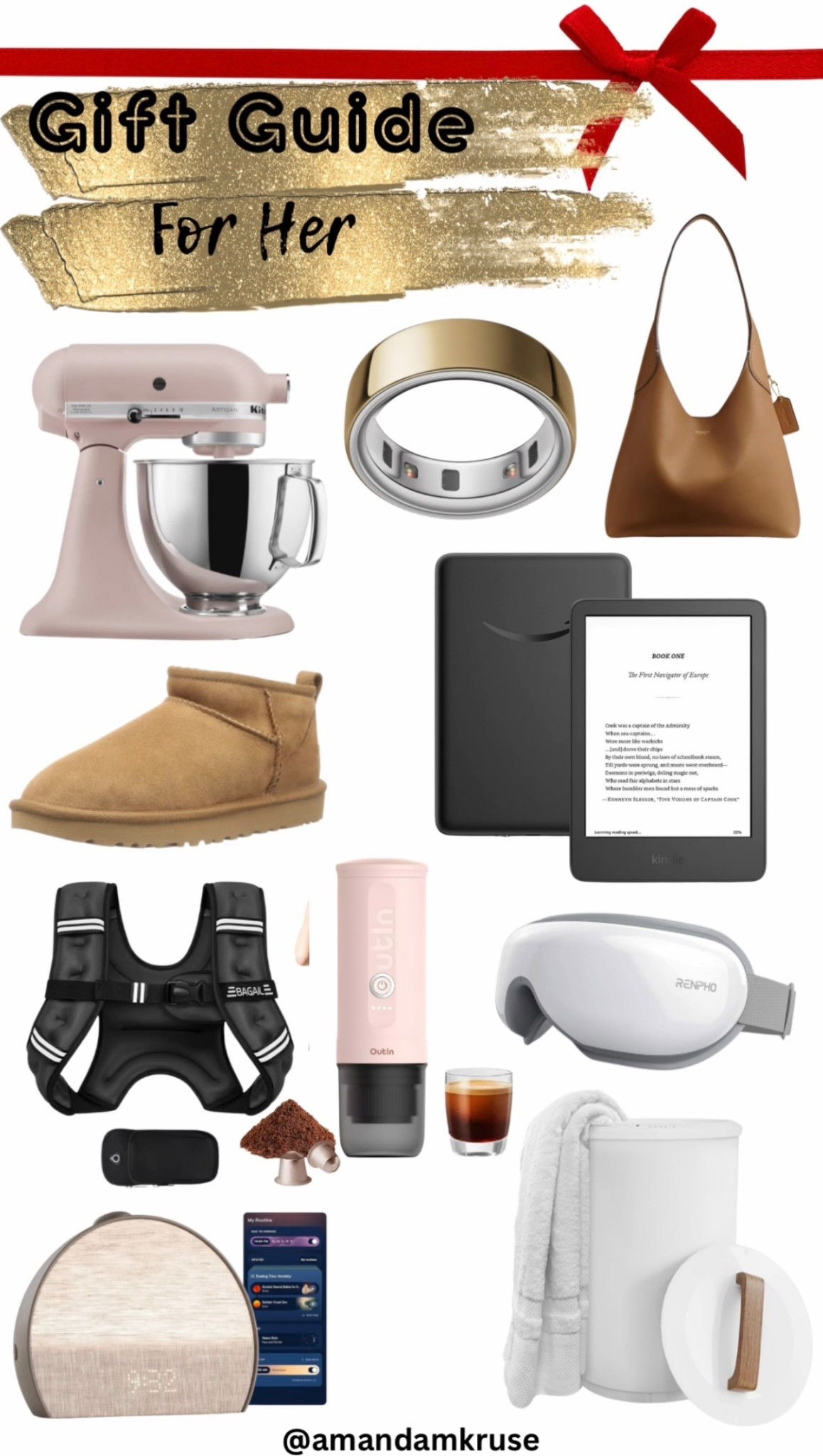 Gift guide for her 

Gifts for her, gifts for mom, gifts for sister, gifts for bff, holiday gift guide, Christmas gift guide 

#LTKHoliday #LTKGiftGuide #LTKFindsUnder100