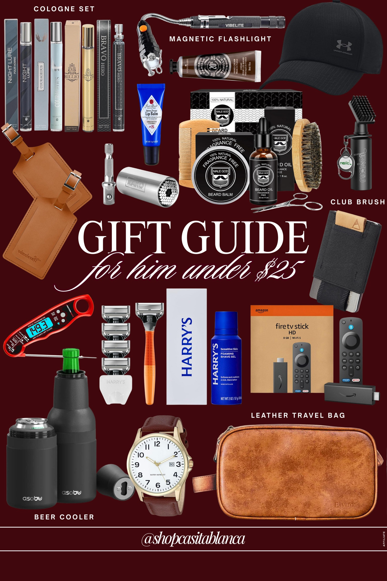 ✨ Budget-friendly gifts he’ll actually use.
From grooming essentials and handy tools to everyday accessories, these under-$25 picks are practical, easy, and perfect for stocking stuffers.🤍

#AmazonHome #AmazonFinds #AmazonFavorites #AmazonMostLoved #LTKHome #LTKHoliday #LTKGiftGuide #HomeFavorites #HolidayDecor #AmazonMustHaves 

 #LTKGiftGuide #LTKHoliday #LTKFindsUnder50
