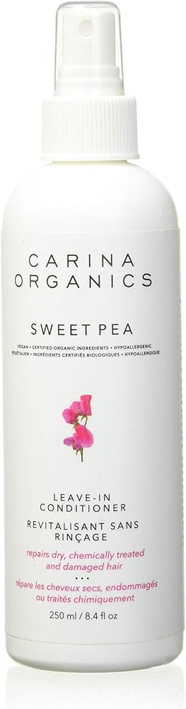 Carina Organics Sweet Pea Leave In Conditioner, 250ml | Amazon (US)