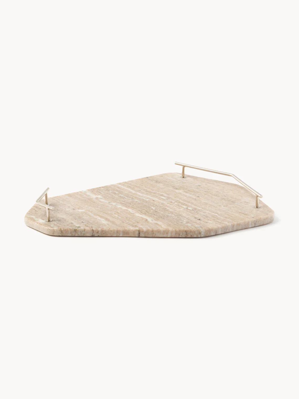 Plateau de service en marbre Han, larg. 38 cm | Westwing EU
