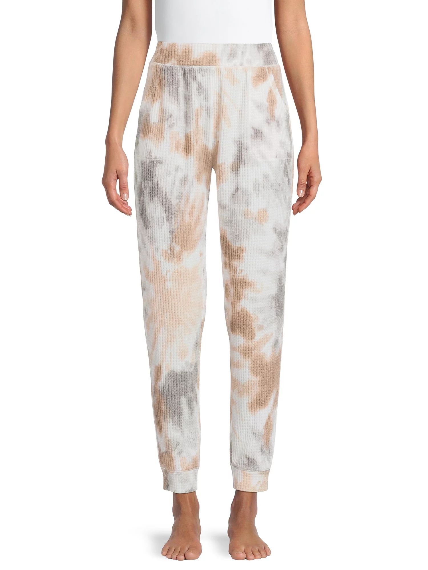 Secret Treasures Women's and Women's Plus Waffle Sleep Joggers | Walmart (US)