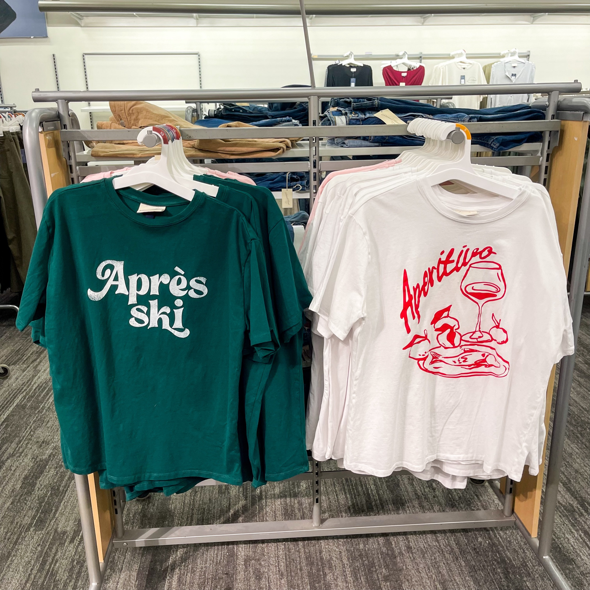 ⛷️ Never skiiied a day in my life but I for sure grabbed this $10 Target tee for myself the other day! I thought it would be super cute with an oversized shacket and some leggings. There are a couple other prints/colors too and for only $10 it also makes a great gift or stocking stuffer.

#target
#targetfashion
#graphictee
#apresski

#LTKStyleTip