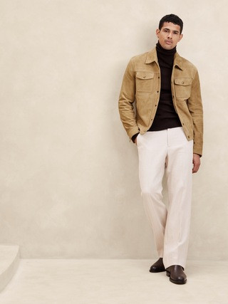 Suede Trucker Jacket | Banana Republic (US)