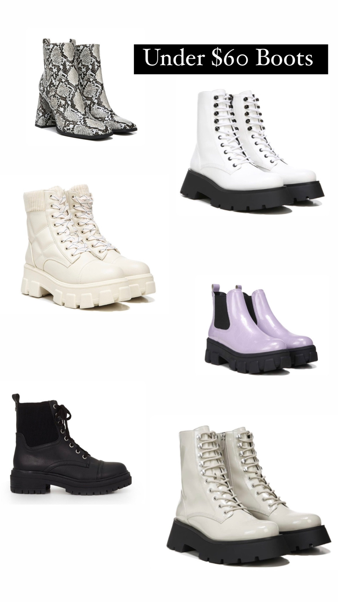 Under $60 boots 

#LTKSeasonal #LTKshoecrush #LTKunder100